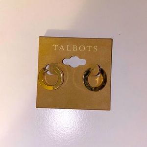 Gold Talbots Huggie Earrings